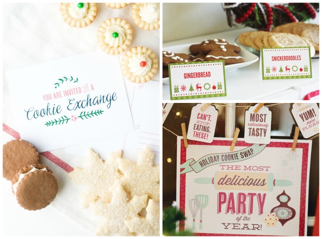 Our Favorite Cookie Exchange Free Printables! -B. Lovely Events