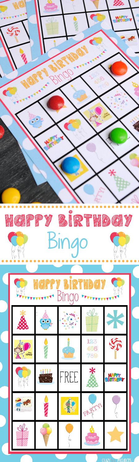 Birthday Bingo Cards!