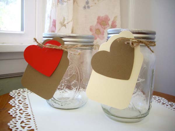 Heart Canning Jars For Favors!