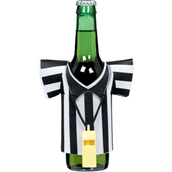 referee bottles for a football party!