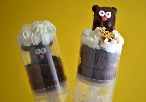 Adorable Groundhog day pop up treats!