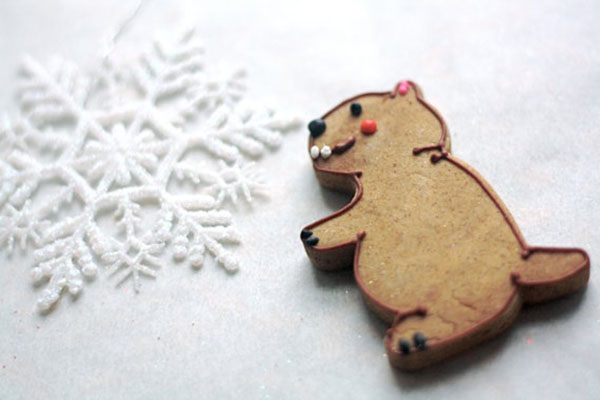 Cute Groundhog cookies