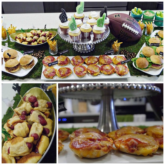 Football Party Snack Table- B. Lovely Events