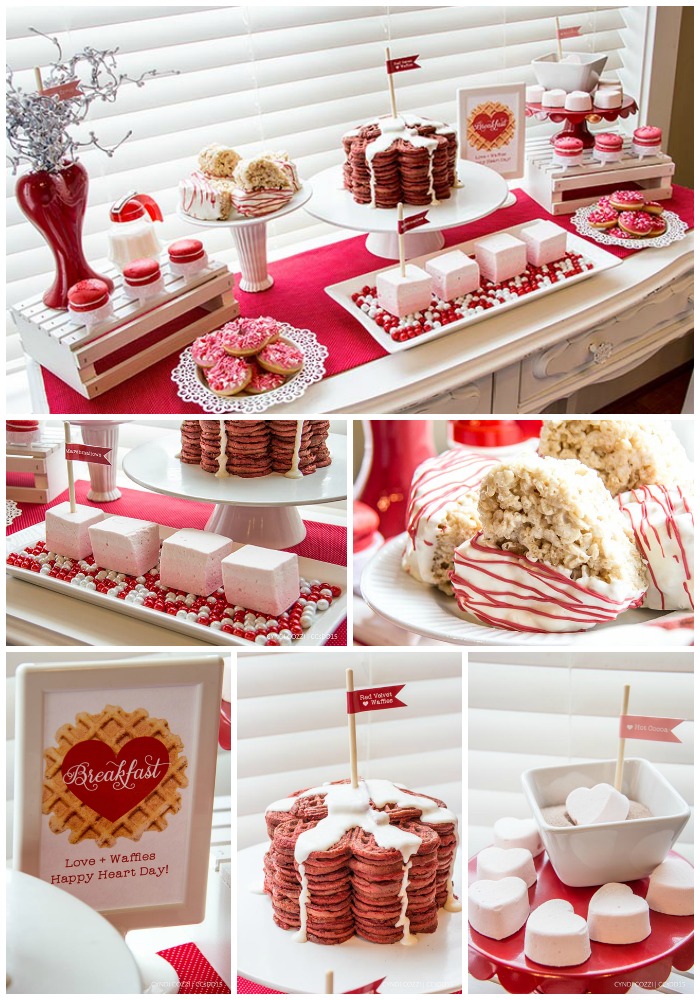 Lovely Valentines Day Breakfast With Cute Cute Details! - B. Lovely Events