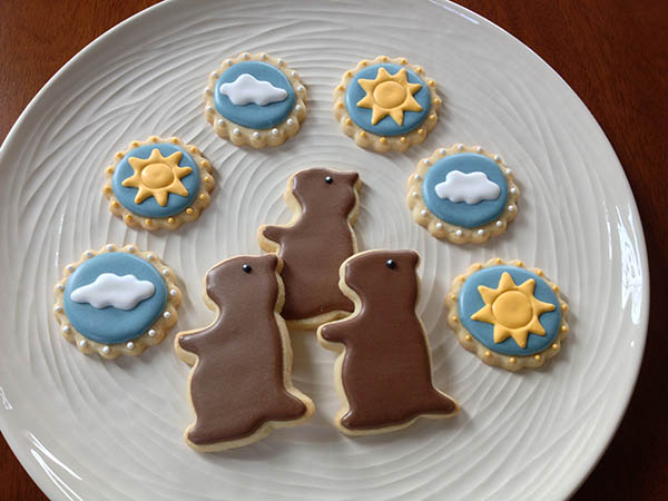 These are such amazing groundhog's day cookies!