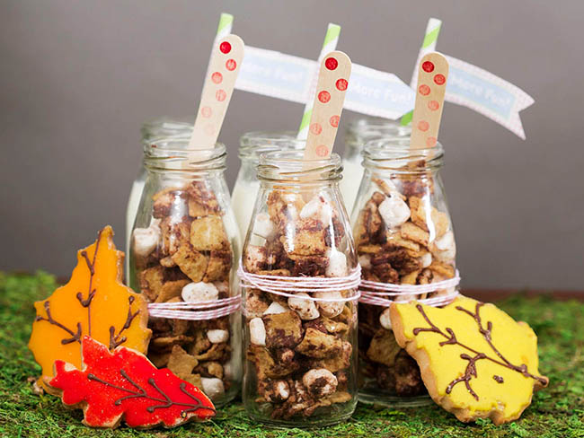 Trail Mix Cerial Treats Camping Party