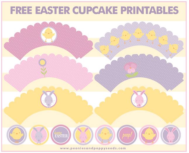 Adorable Easter Free Printable Set!