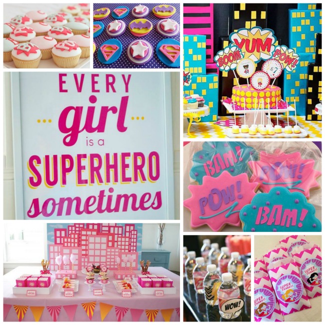 Amazing Girls Superhero Party Ideas! - B. Lovely Events