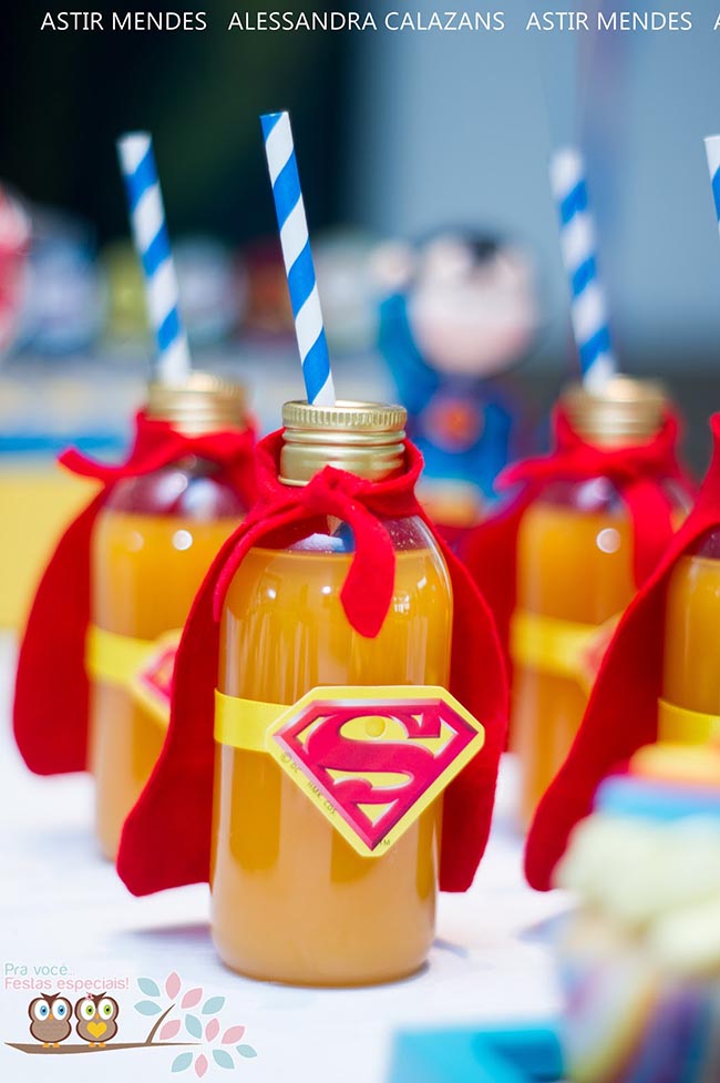 Superhero party drinks