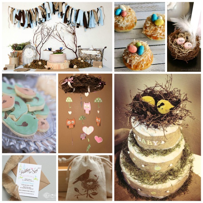 Birdie And Nest Baby Shower Ideas- B. Lovely Events