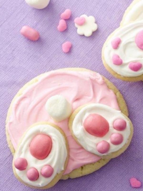 Bunny Bottom Cookies For Easter