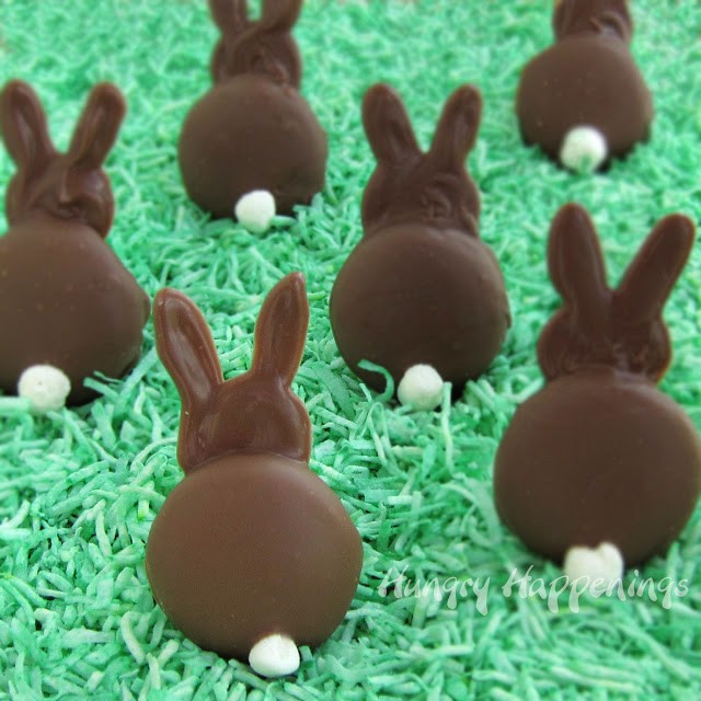 Cute Easter bunny tail treats!