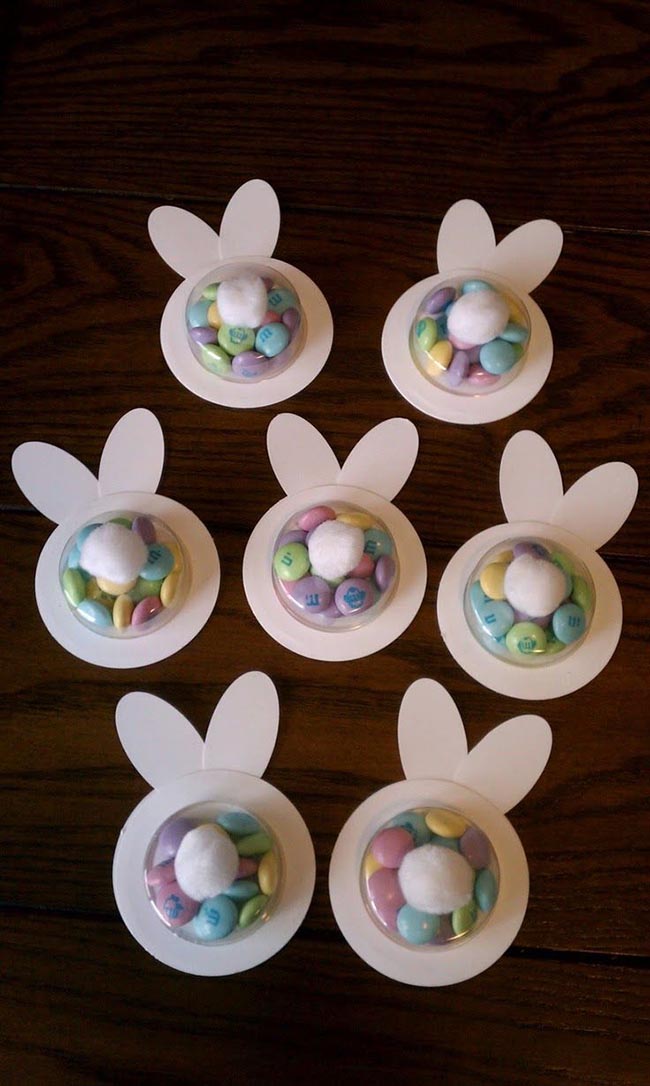 Cute bunny butt favors for Easter!