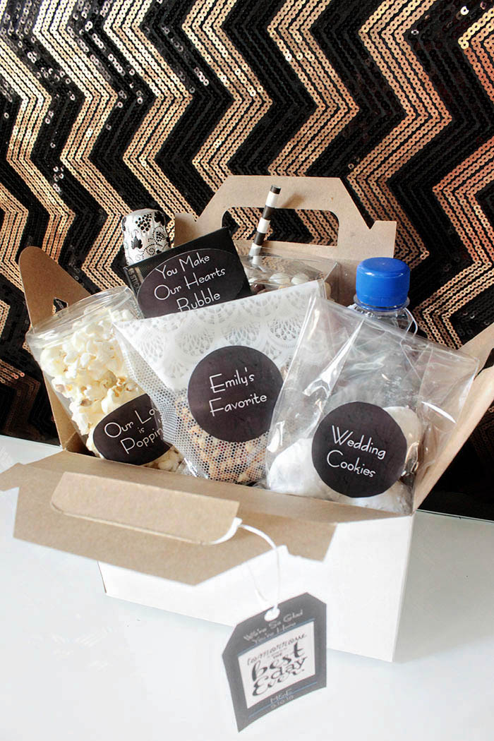 Fabulous Modern Wedding Welcome Bag! - B. Lovely Events