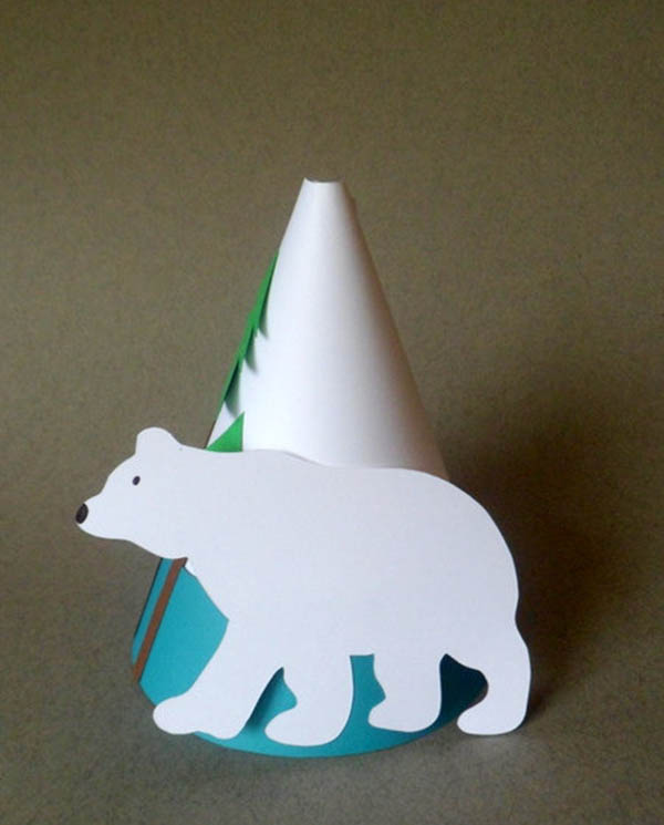 Polar Bear Party Hats!