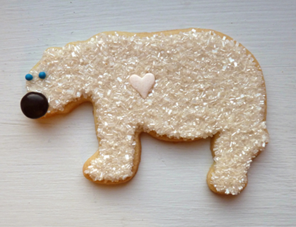 Polar bear Cookies!! Love these