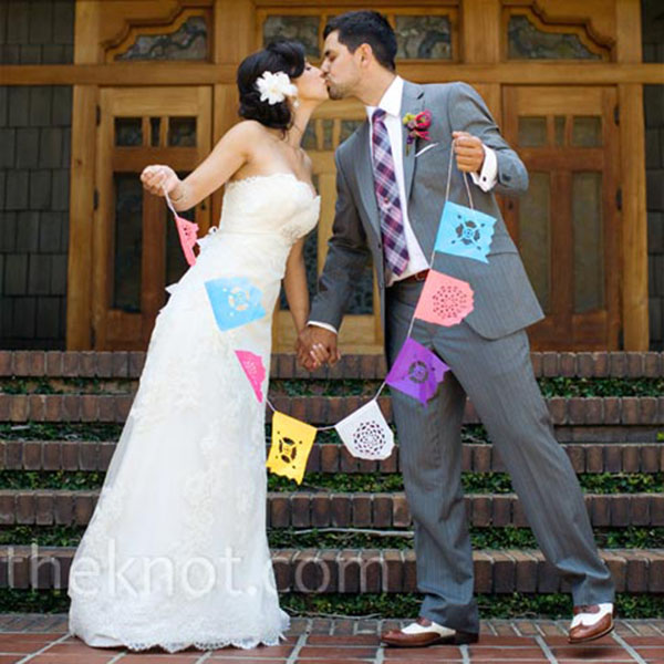 Papel Picado Wedding photo ideas