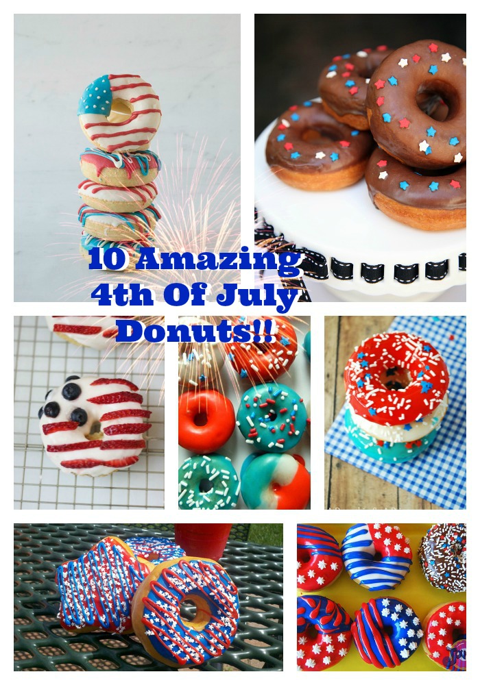10 Amazing 4th Of July Donuts! - B. Lovely Events