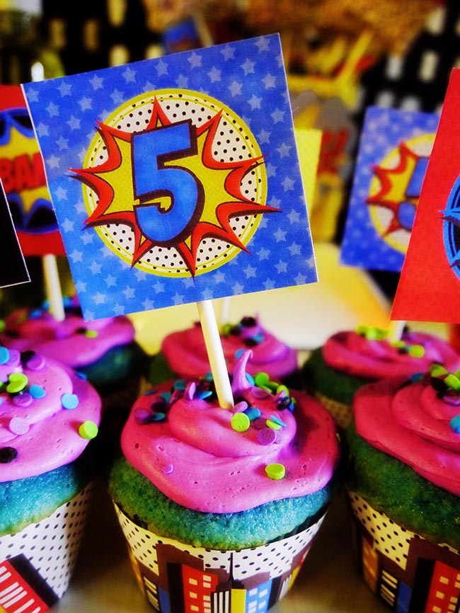 5th Birthday Superhero Party