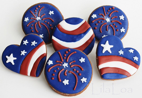 Adorable 4th of July cookies