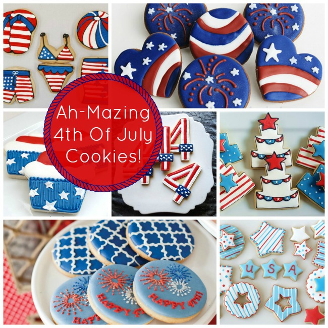 Ah-Mazing 4th Of July Cookies! - B. Lovely Events