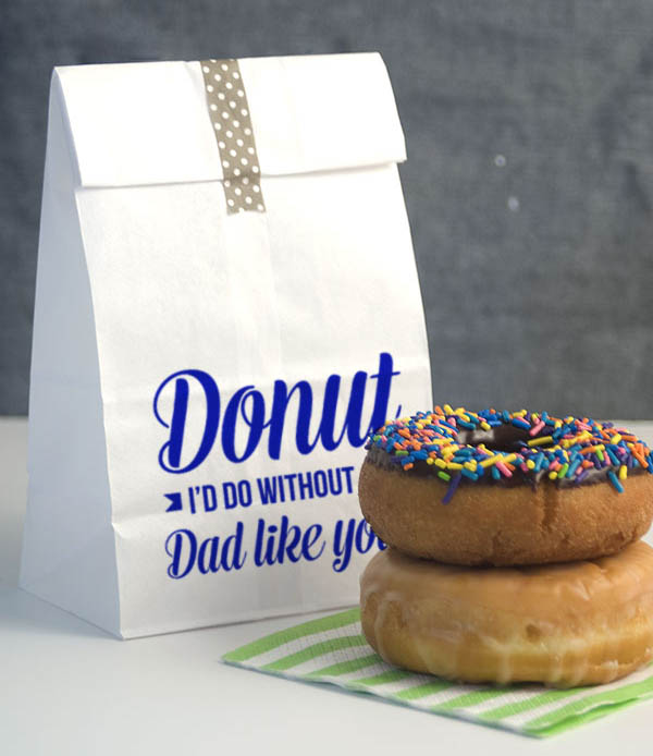 Cute father's Day Donut Bag!