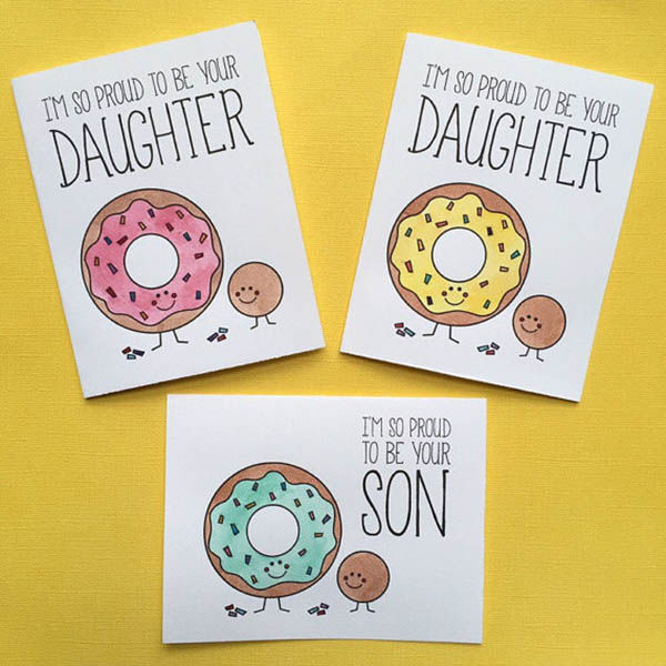 Donut Cards For Father's Day!