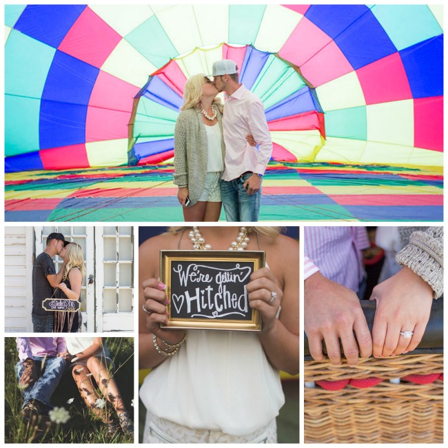 Hot Air Balloon Engagement Session- B. Lovely Events