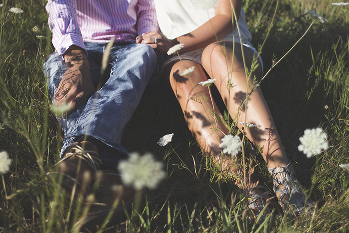 Natural Country Engagement Shoot - B. Lovely Events