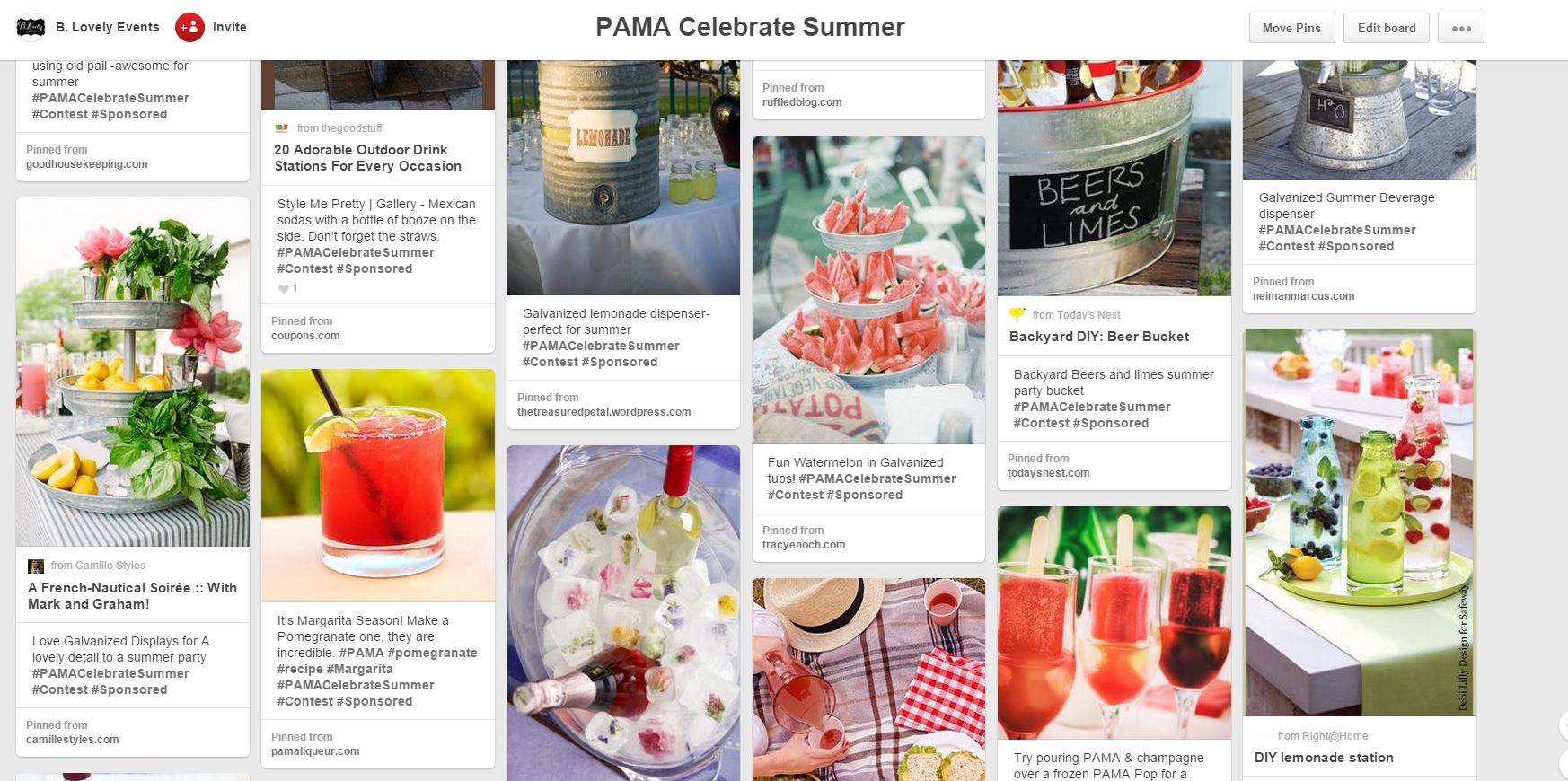 PAMA Celebrate Summer Board