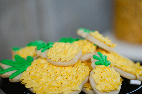 Pineapple Party Cookies!