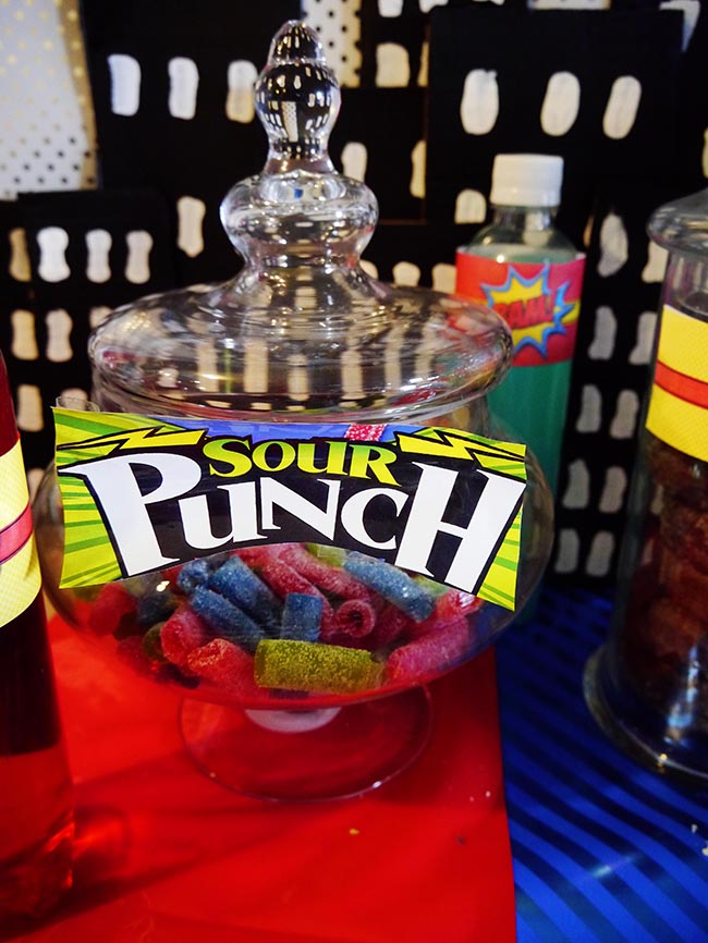 Super Punch Superhero Party Snacks