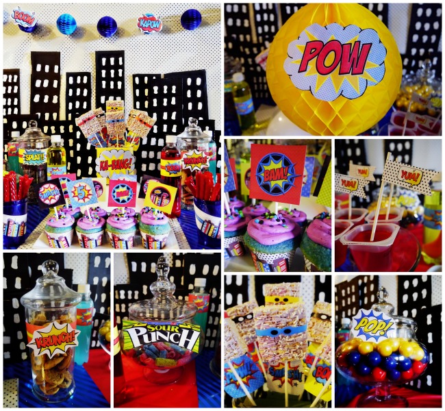 Vintage pop Super Hero Party! - B. Lovely Events