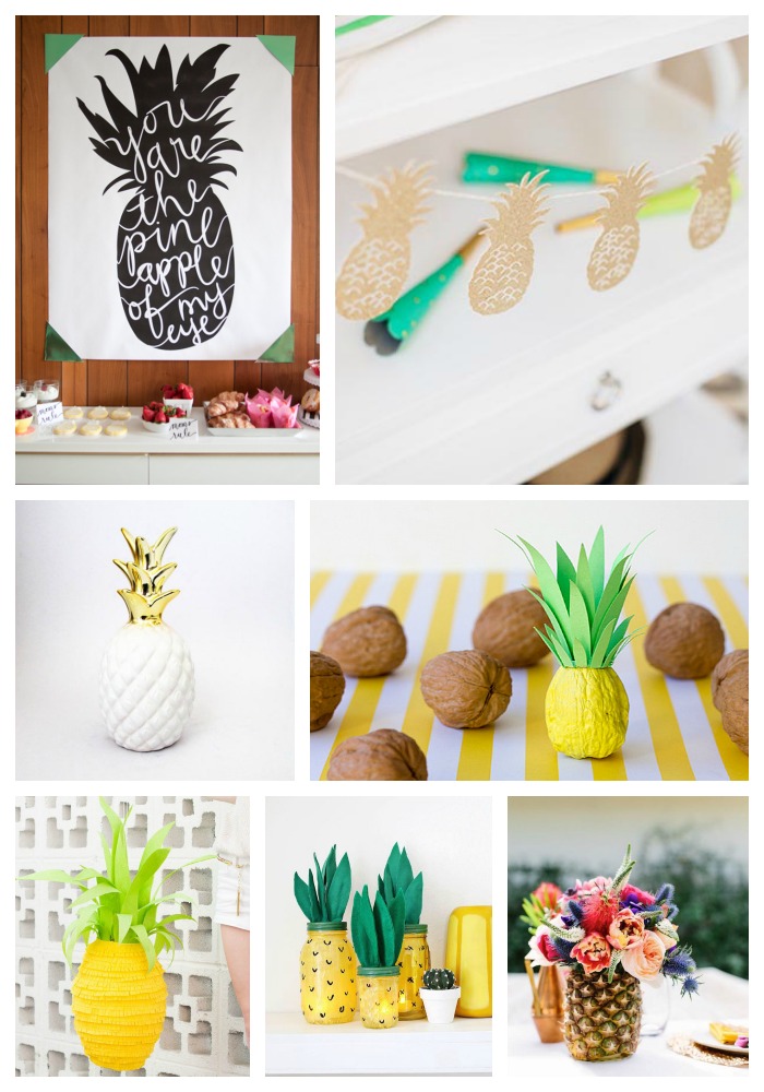 We Adore These Pineapple Party Decorations! -B. Lovely Events
