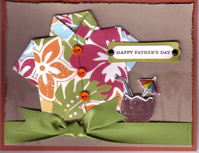 tropical Father's Day Card- So cute!