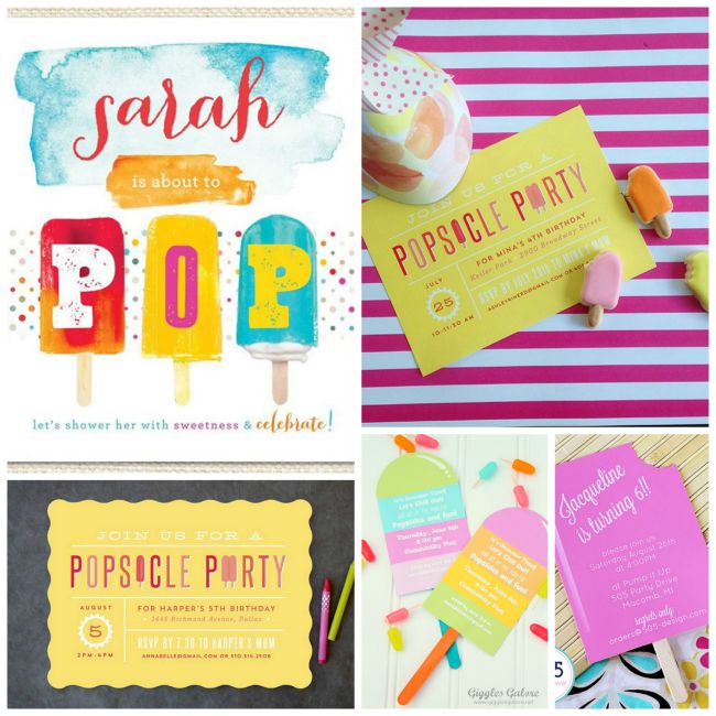10 Awesome Popsicle Party Invites! - B. Lovely Events