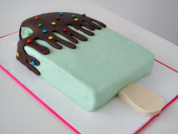 GAGA for this popsicle party cake!
