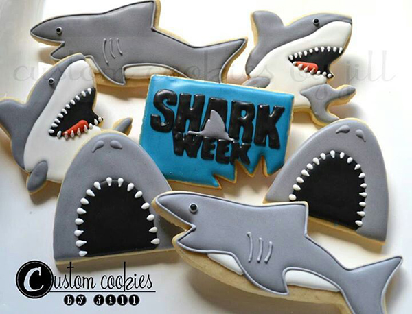 Shark Week Cookies! Look out!
