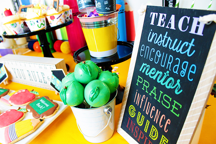 Adorable Details At This Back To School Party!