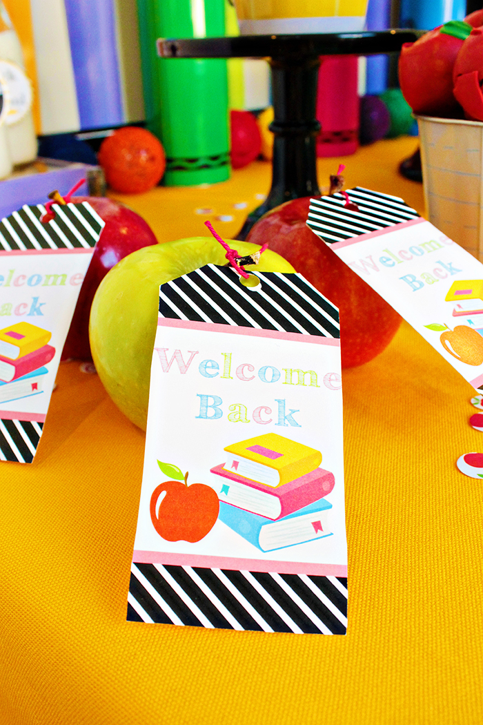Back To School Apple Favors