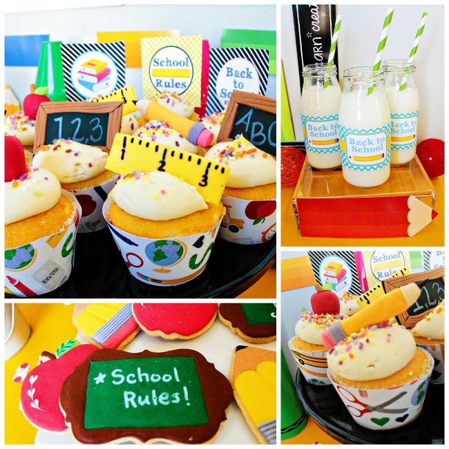 Back To School Cookies & Cupcakes! B. Lovely Events!
