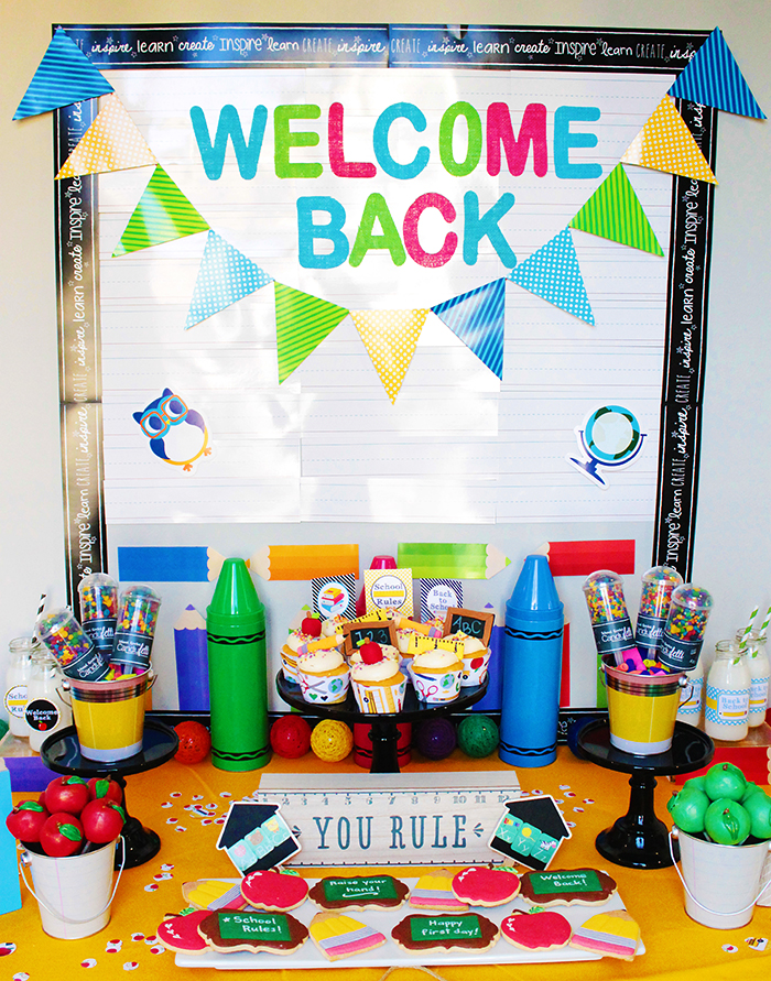 Cute Welcome Back To School Party!