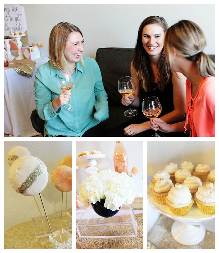 Gold Glittery Girls Night In- Perfectly Paired With Caposaldo Wines!