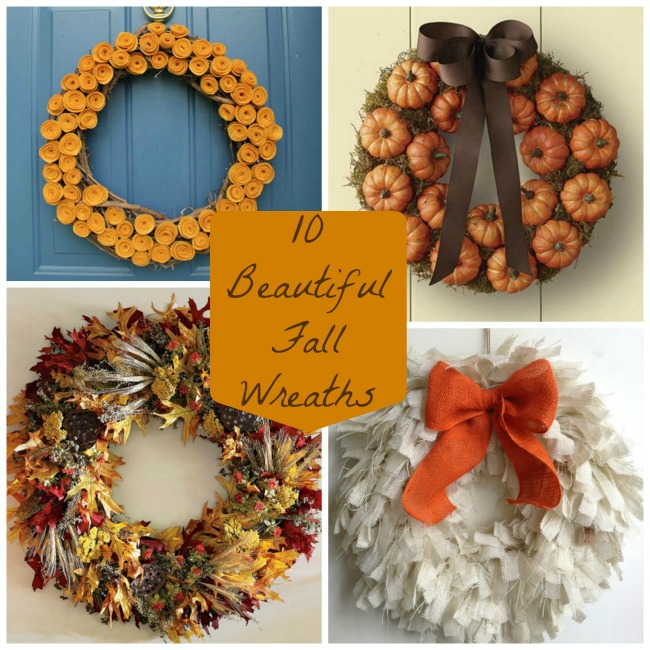 10 Lovely Fall Wreaths- B. Lovely Events