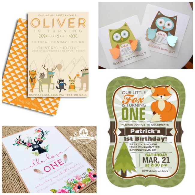 The Cutest Woodland Invitations (Ever!) - B. Lovely Events