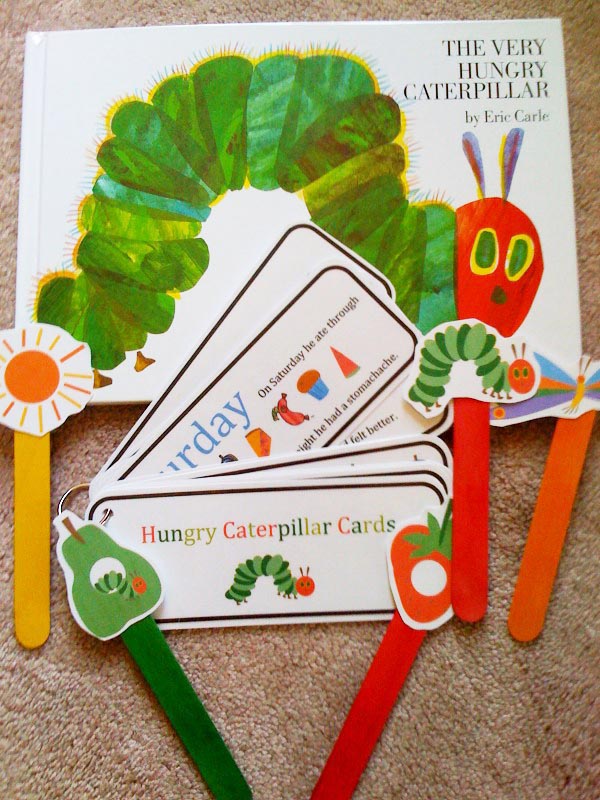 Very Hungry Caterpillar Free Printable Toppers!