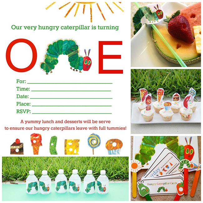 Very Hungry Caterpillar Free Printables! - B. Lovely Events