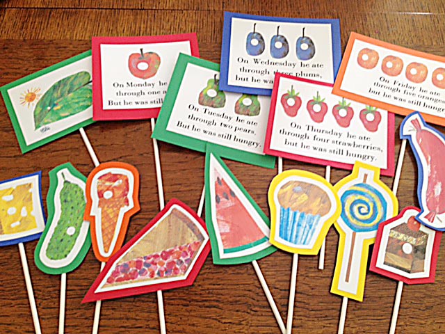 Very Hungry Printable Party Toppers
