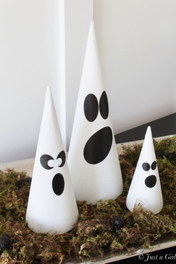 Cute Little Ghost Done Decorations For Halloween!