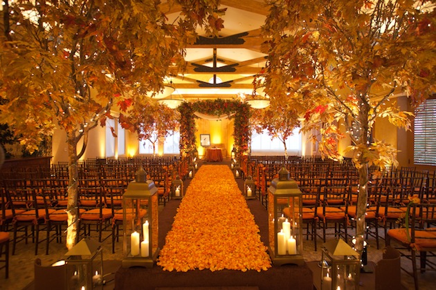 Gorgeous Fall Wedding Ceremony